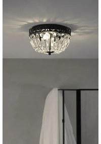 Markslöjd 108598 - Mennyezeti lámpa ETIENNE 2xE14/40W/230V fekete