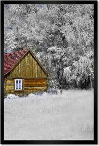 Poszterek keretben 40x60 Fa ház Bale