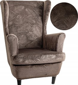 Fotelhuzat Uszak Velúr Dombornyomott Pálmalevél Prémium Oeko-tex