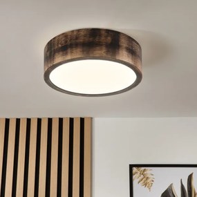 Brilagi - LED mennyezeti lámpa CARVALHO SMOKEY LED/20W/230V tölgy átm. 27,5 cm