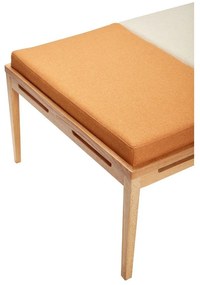 Narancssárga-krémszínű pad Amber – Hübsch