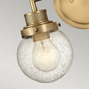 Quintiesse QN-POPPY2-HB-BATH - Fürdőszobai fali lámpatest POPPY 2xE27/60W/230V IP44 aranyszínű