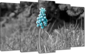 Vászonkép 100x60 Türkiz virág