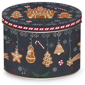 Mézeskalács karácsonyi porcelán bögre fémdobozban, 350 ml - Gingerbread