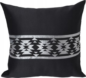 Párnahuzat Vega Lux 45x45 fekete-ezüst