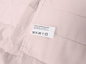 SUMMER nyári steppelt paplan 140x200 cm párnahuzattal 45x75 cm, púderrózsaszín