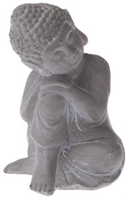 Buddha betonszobor, 16 x 11 cm