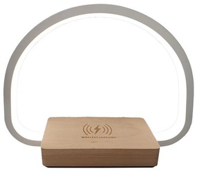 LED Asztali lámpa vezeték nélküli töltéssel LED/10W/5V 3000-7000K