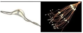 LED világítás, formázható Starlight, meleg fehér,8 funkció, 25 x 54 x 25 cm
