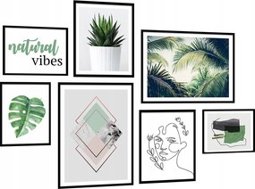 Giga Készlet 7db-os képek Nagy keretben KP132