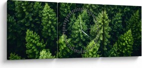 Kép - Forest (órával) (90x30 cm)