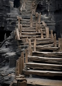 Poszter 40x55cm Lépcsők az ismeretlenhez