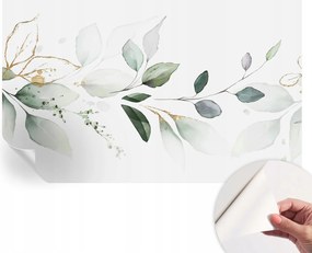 Dekoratív Öntapadós Tapéta Divatos Minták Zöld levelek 416x254 cm
