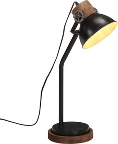 vidaXL fekete asztali lámpa 25 W 18x18x60 cm E27