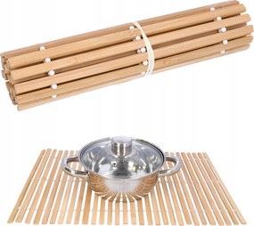 Asztali tányéralátét asztalszőnyeg 30x45 cm bambusz védő