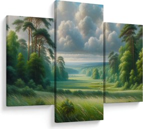 Kép - Zöld táj (90x60 cm)