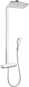 Hansgrohe Raindance E zuhanyrendszer termosztatikus csapteleppel fehér / króm 27286400