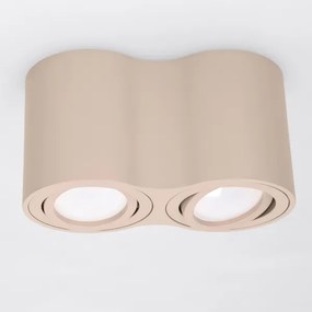 BRILAGI - Spotlámpa MIA DOUBLE 2xGU10/30W/230V bézs