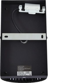 Japandi fali lámpa fekete IP44 - Jayla