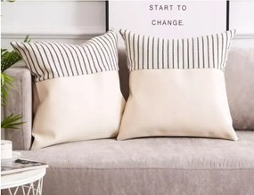 Topfinel Öko Bőr Párnahuzat 40X40