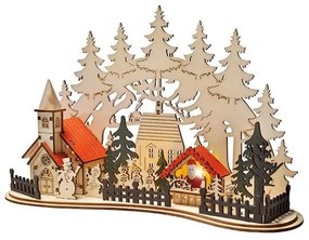 Solight 1V250 - LED Karácsonyi dekoráció LED/2xAAA kisváros