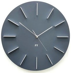 Future Time FT2010GY Round grey Design falióra, átmérő 40 cm