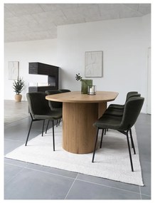 Étkezőasztal nyárfa dekorral 100x210 cm Boavista – House Nordic