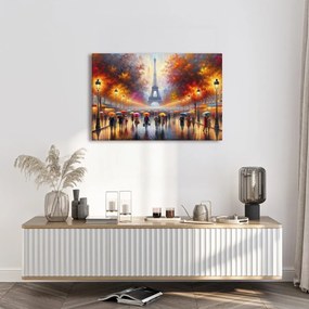 Kép őszi Párizs az Eiffel-toronnyal