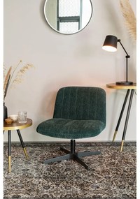 Fekete asztali lámpa fém búrával (magasság 60 cm) Hajo – White Label