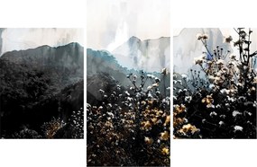 Kép - Vadvirágok illusztrációja (90x60 cm)