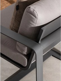 Szürke fém kerti fotel Merrigan – Bizzotto