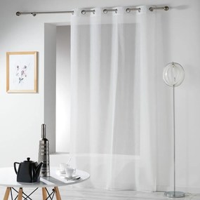 Fehér átlátszó függöny 140x240 cm Telma – douceur d'intérieur