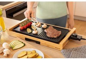 Sencor - Asztali elektromos grill 1800W/230V bambusz