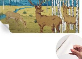 Fotótapéta Fali tapéta Hálószobába és Nappaliba Erdei harmónia 250x104 cm