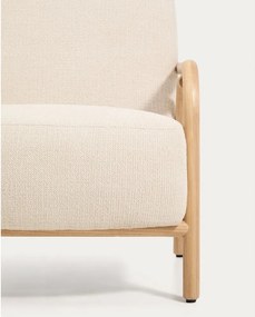 Bézs zsenília fotel Sylo – Kave Home