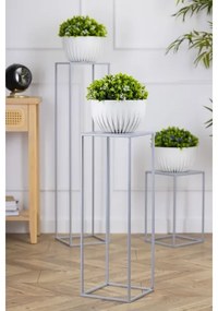 Virágállvány 70x24 cm szürke