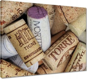 Vászonkép 50x40 Színes bordugók