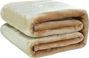 EMI világos barna színű mikroszálas takaró 150 x 200 cm