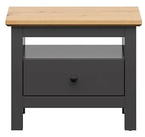 Éjjeliszekrény  Hesen KOM1S/5/6 (grafit + artisan tölgy). 1062499