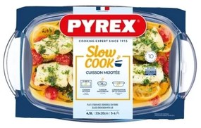 PYREX 4,5 l fedeles sütőtál