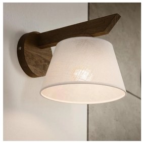 Brilagi - LED fali lámpa ANTHONY 1xE14/40W/230V diófa/fehér