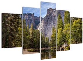 Kép - A Yosemite szikla alatt (150x105 cm)
