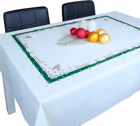 abrosz fehér 180x140 Bn L16 zöld+arany