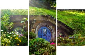 Kép - Hobbitfalva (90x60 cm)