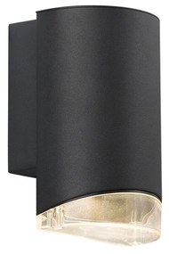 NORDLUX Arn kültéri fali lámpa, fekete, GU10, max. 28W, 45471003