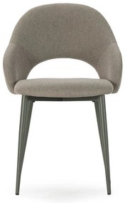 Zöld kárpitozott étkezőszék szett 2 db-os Lia – Marckeric