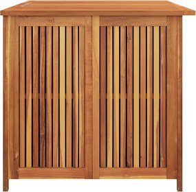 vidaXL tömör akácfa kerti tárolóláda 150x80x75 cm
