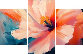 Kép - Festett virág (90x60 cm)