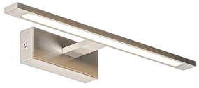 Acél fali lámpa 41,5 cm LED-del IP44 - Jerre