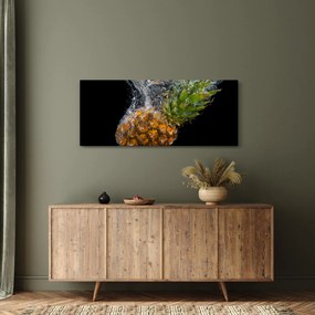 Ananász a vízben képe (120x50 cm)
